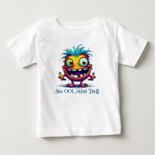 T-shirt Pour Bébé Stu 001 Mini Troll Personnalisé
