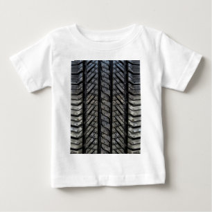 T-shirt Pour Bébé Style Pneus en caoutchouc Texture automobile