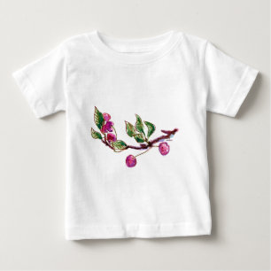 T-shirt Pour Bébé Succursale de cerise