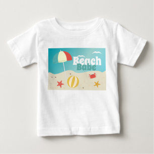 T-shirt Pour Bébé Summer Beach Babe Holiday