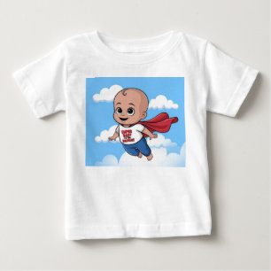 T-shirt Pour Bébé Super Bébé à la Secourt ! Chemise bébé
