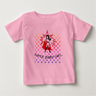 T-shirt Pour Bébé SUPER BÉBÉ FILLE costume tutu avec une superhe fil