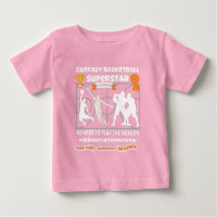 Superstar de basket-ball Imaginaire jeu sur T-Shir