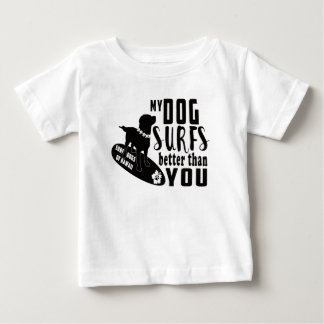 T-shirt Pour Bébé Surf Chiens Hawaii Gauntlet Baby Tee - shirt
