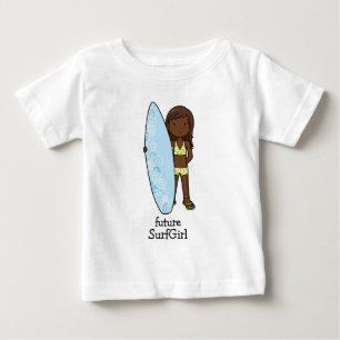 T-shirt Pour Bébé SurfGirl
