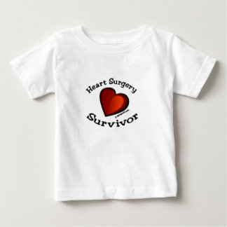 T-shirt Pour Bébé Survivant de chirurgie cardiaque
