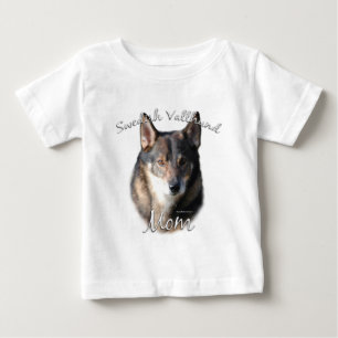 T-shirt Pour Bébé Swedish Vallhund Mom 2