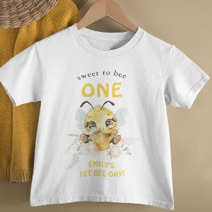 T-shirt Pour Bébé Sweet to Bee ONE' 1er anniversaire