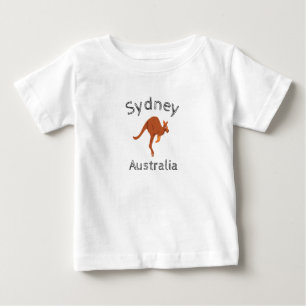 T-shirt Pour Bébé Sydney Australie Kangourou, 4