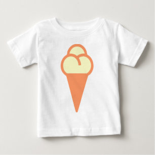 T-shirt Pour Bébé Symbole cône Icecream