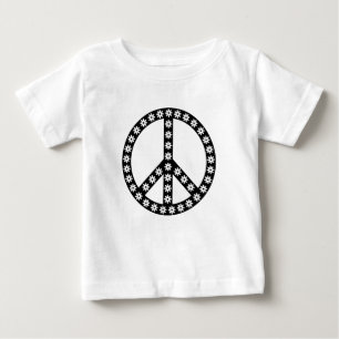 T-shirt Pour Bébé Symbole de la paix de Daisy