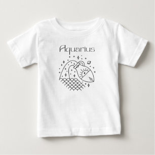 T-shirt Pour Bébé SYMBOLE Zodiaque Aquarius