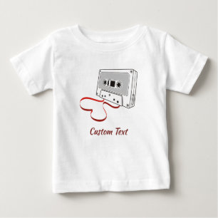 T-shirt Pour Bébé T-shirt bébé à cassette audio