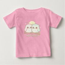 T-shirt bébé avec chouette mignonne – Adorables “H