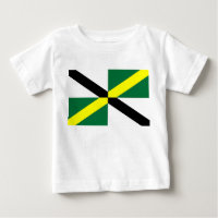 T-shirt bébé avec drapeau de Monterey City, U.S.A.