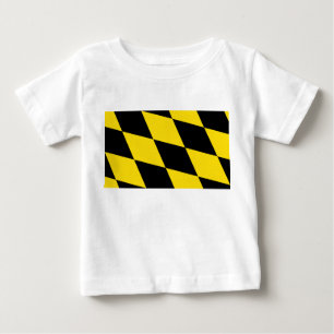 T-shirt Pour Bébé T-shirt bébé avec drapeau de Munich, Allemagne