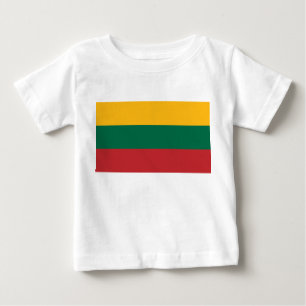 T-shirt Pour Bébé T-shirt bébé avec drapeau lituanien