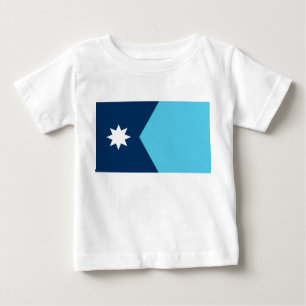 T-shirt Pour Bébé T-shirt bébé avec le drapeau du Minnesota, États-U