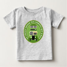 T-shirt bébé bus à deux étages vintage d'Aberdeen