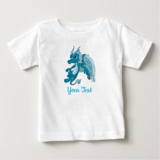 T-shirt Pour Bébé T-Shirt Bébé Cartoon Blue Dragon