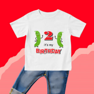 T-shirt Pour Bébé T-shirt bébé concombres verts