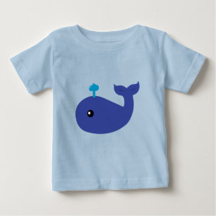 T-shirt Pour Bébé T-shirt bébé de baleine mignonne