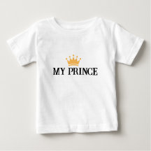 T-Shirt bébé design Mon Prince