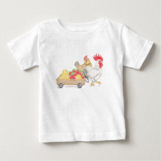 T-shirt Pour Bébé T-shirt bébé famille de poulet mignon