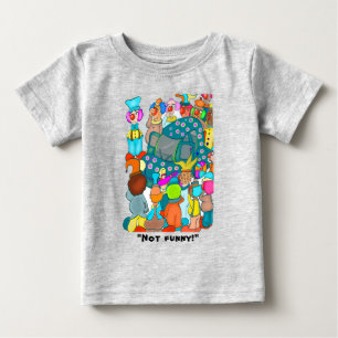 T-shirt Pour Bébé T-shirt bébé garçon pas drôle !