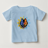 T-shirt bébé loup mignon