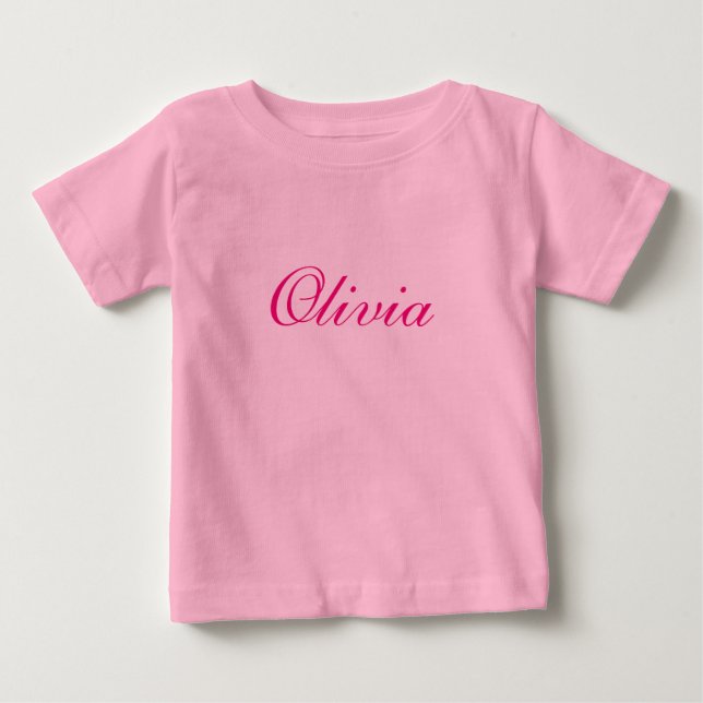 T-shirt Pour Bébé T-shirt bébé personnalisé (Devant)