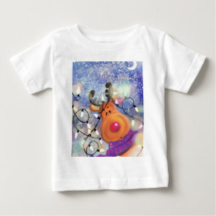 T-shirt Pour Bébé T-shirt bébé Reindeer de Noël