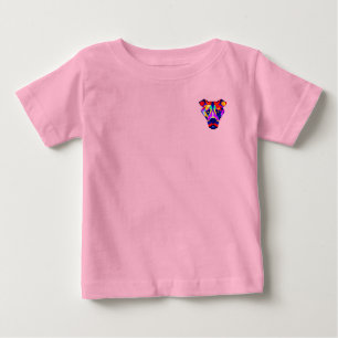 T-shirt Pour Bébé T-shirt bébé rose bébé avec poche Alexander's Dog