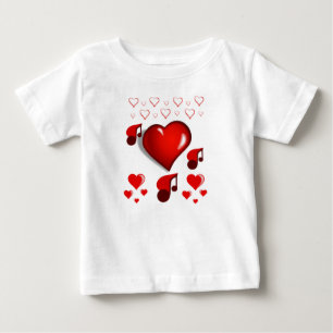 T-shirt Pour Bébé T-shirt bébé Saint Valentin