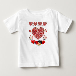 T-shirt Pour Bébé T-shirt bébé Saint Valentin