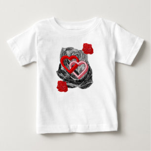 T-shirt Pour Bébé T-shirt bébé Saint Valentin