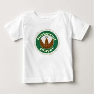 T-shirt Pour Bébé T-shirt chrétien répondu de bébé de prière