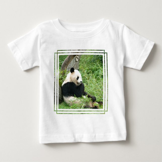 T-shirt Pour Bébé T-shirt de bébé de panda (Devant)