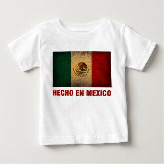 T-shirt Pour Bébé T-shirt de bébé - drapeau d'en Mexique de Hecho