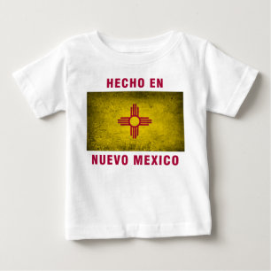 T-shirt Pour Bébé T-shirt de bébé - drapeau d'en Nuevo Mexique de