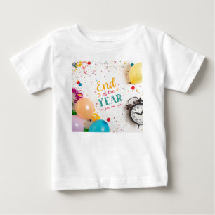 T-shirt Pour Bébé "T-shirt de la fin de l'année pour célébrer la fêt