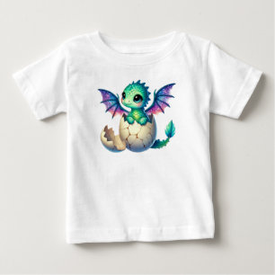 T-shirt Pour Bébé T-shirt d'éclosion de Dragon Bébé