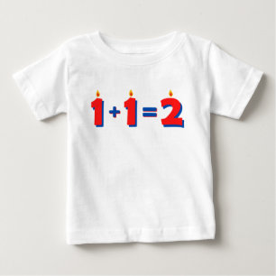 T-shirt Pour Bébé T-Shirt Deux Rouge 2ème Anniversaire Bébé Fille Ga