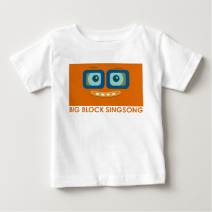 T-shirt Pour Bébé T-shirt orange de bébé de bande d'amusement de