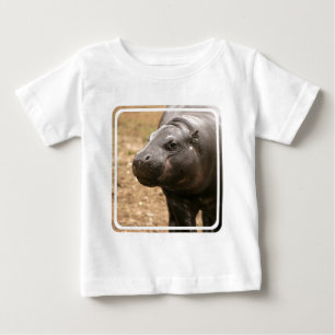 T-shirt Pour Bébé T-shirt pygméen de bébé d'hippopotame