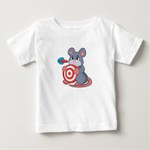 T-shirt Pour Bébé Tableau de bord fléchettes de souris
