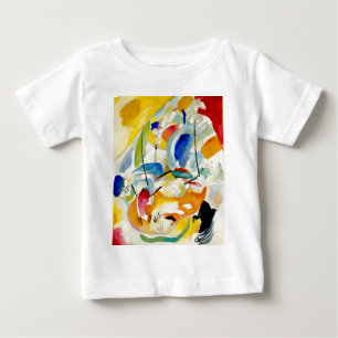 T-shirt Pour Bébé Tableau de la bataille navale de Kandinsky 1913