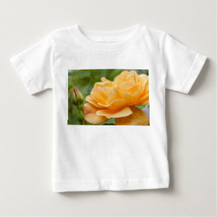 T-shirt Pour Bébé Tableau Rose orange