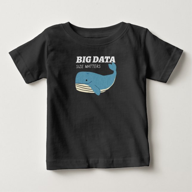 T-shirt Pour Bébé Taille des données importante (Devant)