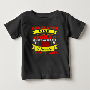 T-shirt Pour Bébé Tante spoil